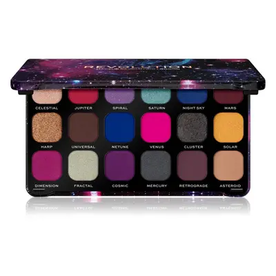 Makeup Revolution Forever Flawless szemhéjfesték paletta árnyalat Constellation 18 x 1.1 g