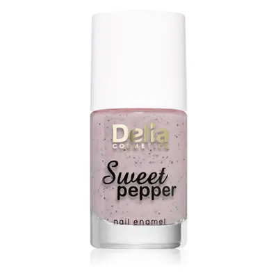 Delia Cosmetics Sweet Pepper Black Particles körömlakk árnyalat 03 Capri 11 ml