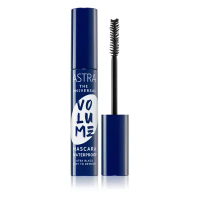 Astra Make-up Universal Volume vízálló és tömegnövelő szempillaspirál árnyalat Extra Black 13 ml