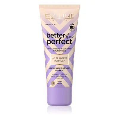 Eveline Cosmetics Better than Perfect fedő hatású alapozó hidratáló hatással árnyalat 1.5 Ivory 