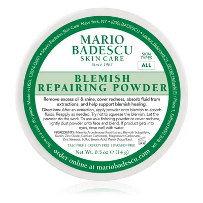 Mario Badescu Blemish Repairing Powder púder a bőr tökéletlenségei ellen 14 g