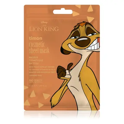 Mad Beauty Lion King Timon arcmaszk az intenzív hidratálásért 25 ml