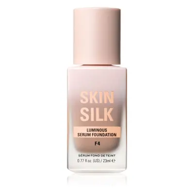 Makeup Revolution Skin Silk Serum Foundation könnyű alapozó világosító hatással árnyalat F4 23 m