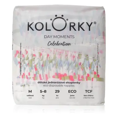 Kolorky DAY Moments Celebration eldobható ÖKO pelenkák Size M 5-8 kg 29 db