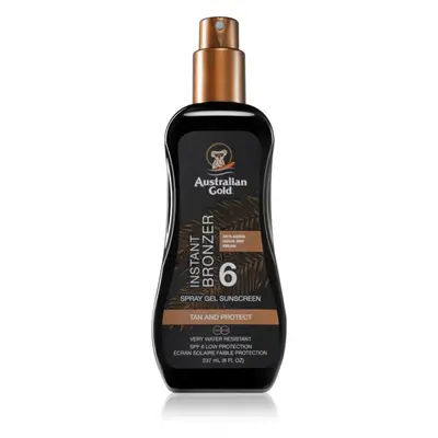 Australian Gold Spray Gel Sunscreen With Instant Bronzer napvédő spray bronzosítóval SPF 6 237 m