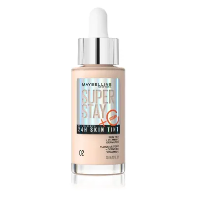 Maybelline SuperStay Vitamin C Skin Tint szérum egységesíti a bőrszín tónusait árnyalat 02 30 ml