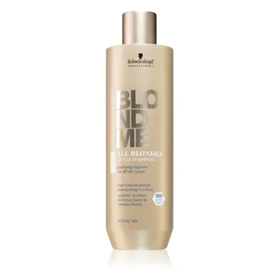 Schwarzkopf Professional Blondme All Blondes Detox Tisztító méregtelenítő sampon a szőke és melí