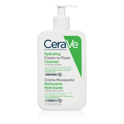 CeraVe Cleansers tisztító habzó krém normál és száraz bőrre 473 ml