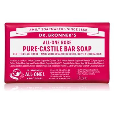 Dr. Bronner’s Rose Szilárd szappan 140 g