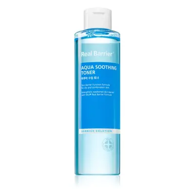 Real Barrier Aqua Soothing hidratáló tonik az arcbőr megnyugtatására 190 ml