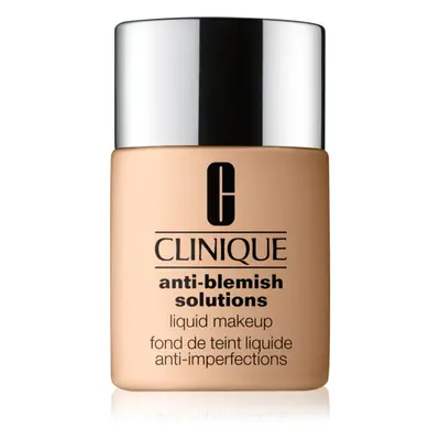 Clinique Anti-Blemish Solutions™ Liquid Makeup fedő hatású alapozó az aknéra hajlamos zsíros bőr