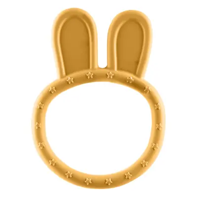 Zopa Silicone Teether Rabbit rágóka Mustard Yellow 1 db