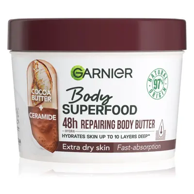 Garnier Body SuperFood tápláló vaj a testre kakaóval 380 ml