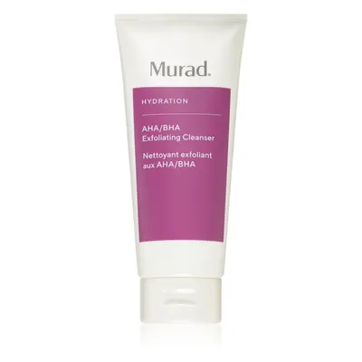 Murad Hydratation AHA/BHA Exfoliating Cleanser hámlasztó tisztító gél 200 ml