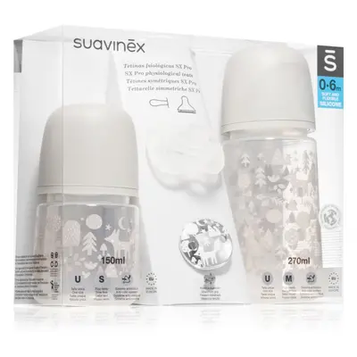 Suavinex Fox Gift Set ajándékszett újszülötteknek Grey