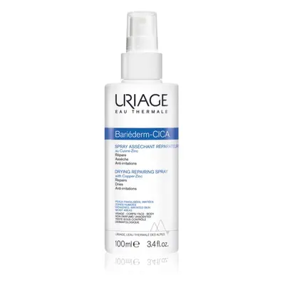 Uriage Bariéderm Cica Drying Repairing Spray szárító helyreállító spray réz- és cinktartalommal 