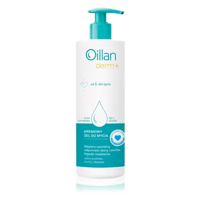 Oillan Derm+ Washing Gel krémes tusoló gél gyermekeknek születéstől kezdődően 400 ml