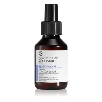 Collistar Hair Collagen Serum Redensifying Laminating Effect szérum a hajra kollagénnel 100 ml