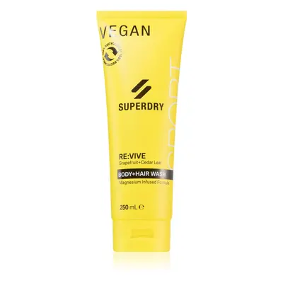 Superdry RE:vive tusfürdő gél testre és hajra uraknak 250 ml