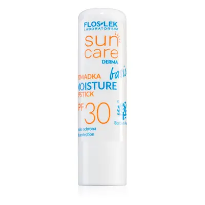 FlosLek Laboratorium Sun Care Derma Basic ajakvédő balzsam SPF 30 3,8 g