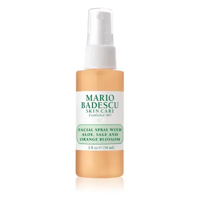 Mario Badescu Facial Spray with Aloe, Sage and Orange Blossom energizáló hidratáló arcpermet 59 