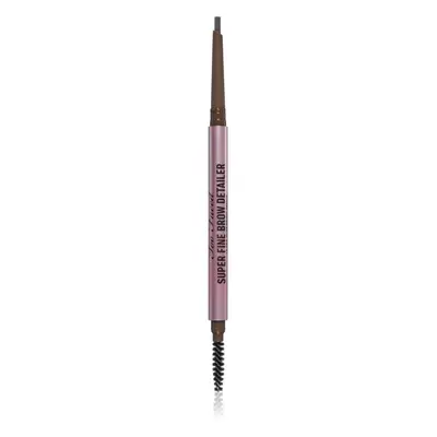 Too Faced Super Fine Brow Detailer Eyebrow Pencil tartós szemöldök ceruza árnyalat Dark Brown 0,