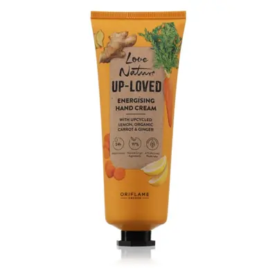 Oriflame Love Nature Up-Loved Upcycled Lemon & Organic Carrot & Ginger hidratáló kézkrém 75 ml