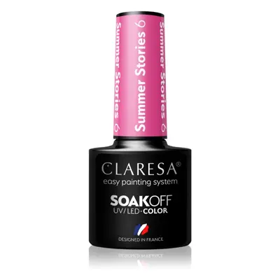 Claresa SoakOff UV/LED Color Summer Stories géles körömlakk árnyalat 6 5 g