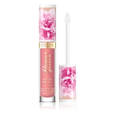 Eveline Cosmetics Flower Garden krémes ajakfény hialuronsavval árnyalat 02 Sweet Daisy 4,5 ml