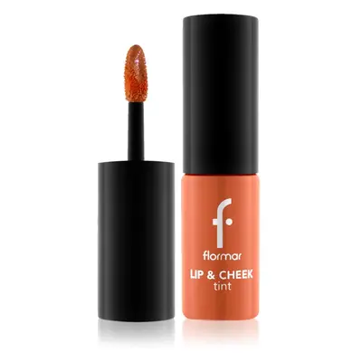 flormar Lip & Cheek Tint folyékony arcpirosító az arcra és a szájra árnyalat 003 Apricot Marmala