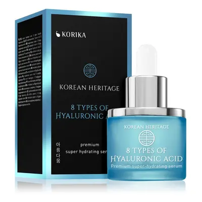 KORIKA Korean Heritage 8 Types of Hyaluronic Acid Premium Super Hydrating Serum hidratáló arcszé