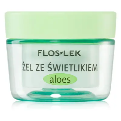 FlosLek Laboratorium Eye Care szemkörnyék ápoló gél szemvidítóval és aloe verával 10 g