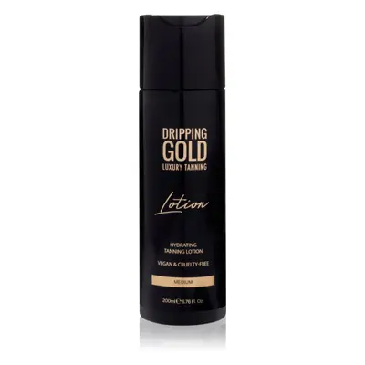 Dripping Gold Luxury Tanning Lotion hidratáló önbarnító krém az intenzív barnulásért árnyalat Me