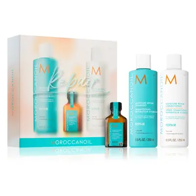 Moroccanoil Repair szett a károsult hajra 3 db