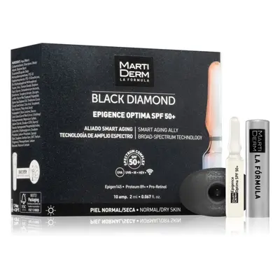 MartiDerm Black Diamond Epigence Optima SPF 50+ védő szérum ampullákban SPF 50+ 10x2 ml