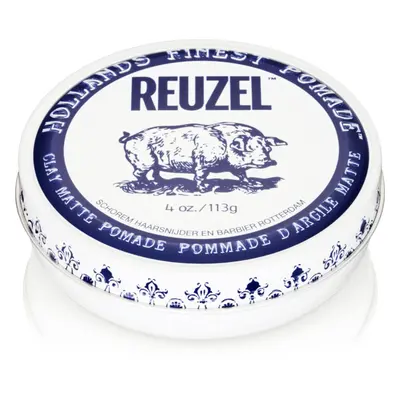 Reuzel Hollands Finest Pomade Clay modellező agyag matt hatással 113 g