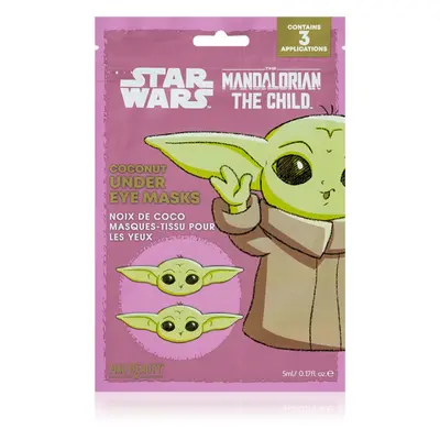 Mad Beauty Star Wars The Mandalorian The Child hidratáló és világosító maszk a szem köré 3x2 db