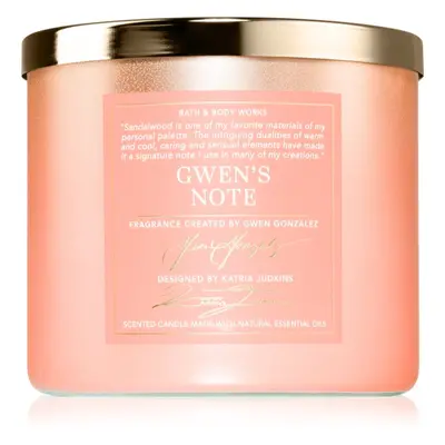 Bath & Body Works Gwen's Note illatgyertya 411 g