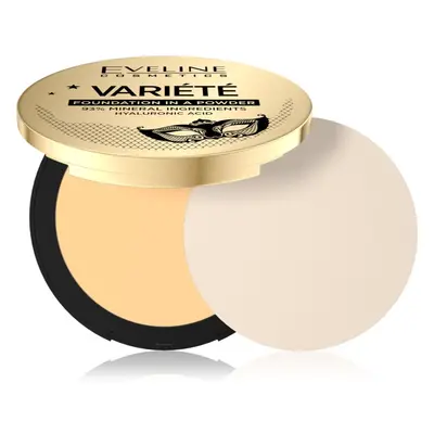 Eveline Cosmetics Variété ásványi kompakt púder applikátorral árnyalat 03 Light Vanilla 8 g