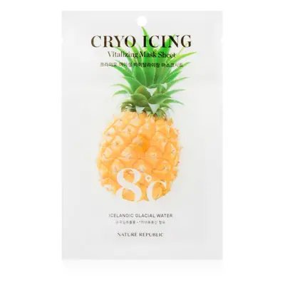 NATURE REPUBLIC Cryo Icing Vitalizing Mask Sheet hidratáló és világosító maszk nyugtató hatással