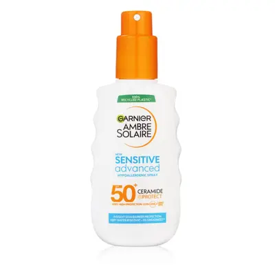 Garnier Ambre Solaire Sensitive Advanced napozó spray az érzékeny bőrre SPF 50+ 150 ml