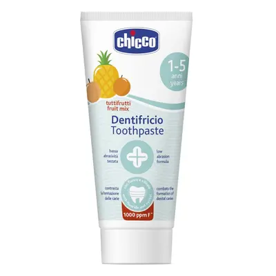 Chicco Toothpaste Fruit Mix fogkrém gyermekeknek fluoriddal 1-5 y 50 ml