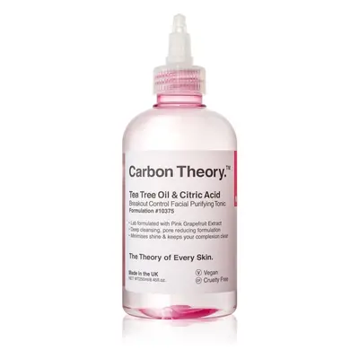 Carbon Theory Tea Tree Oil & Citric Acid mélyen tisztító tonikum problémás és pattanásos bőrre 2