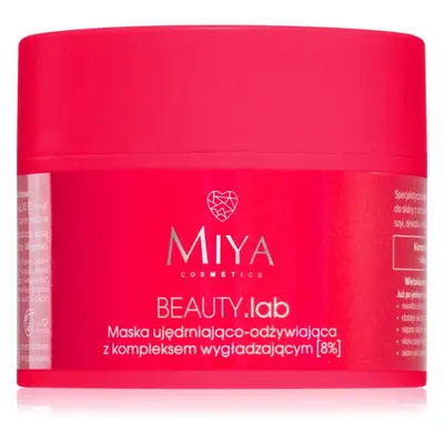 MIYA Cosmetics BEAUTY.lab tápláló és feszesítő maszk 50 ml