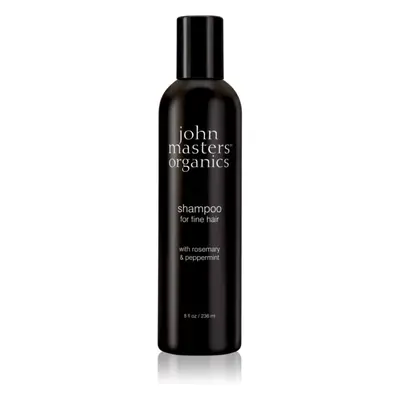 John Masters Organics Rosemary & Peppermint Shampoo for Fine Hair sampon világos hajra 236 ml