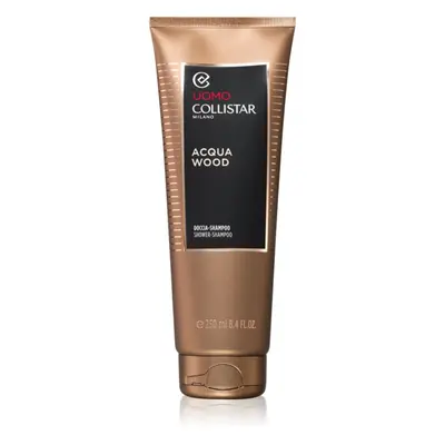 Collistar Uomo Acqua Wood Shower Shampoo tusoló sampon uraknak 250 ml