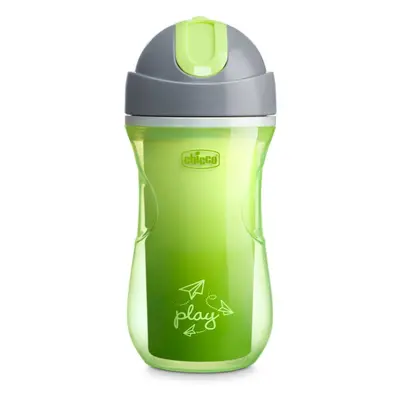 Chicco Sport Cup bögre szívószállal Green 12 m+ 266 ml