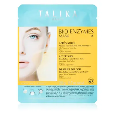 Talika Bio Enzymes Mask After Sun nyugtató hatású gézmaszk napozás után 1 db