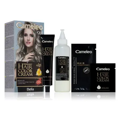 Delia Cosmetics Cameleo Omega tartós hajfesték árnyalat 9.11 Frozen Blond