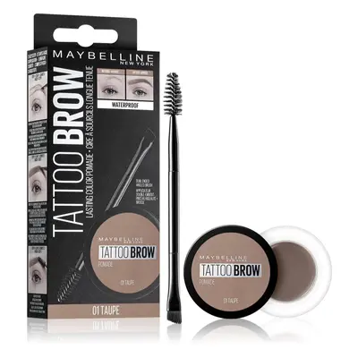 MAYBELLINE NEW YORK Tattoo Brow géles szemöldökformázó krém árnyalat 01 Taupe 3.5 ml